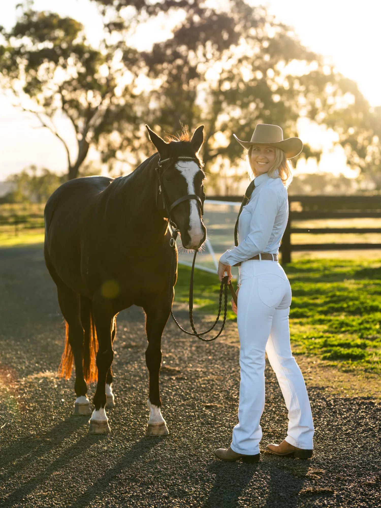 Tamworth White Horse Riding Jeans