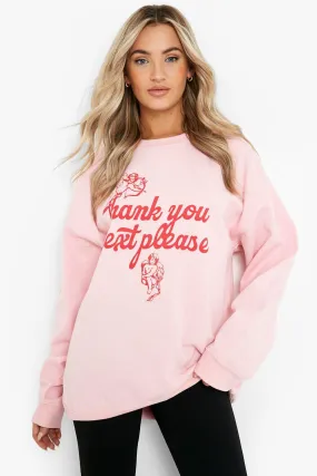 Thank You Next Oversized Sweater