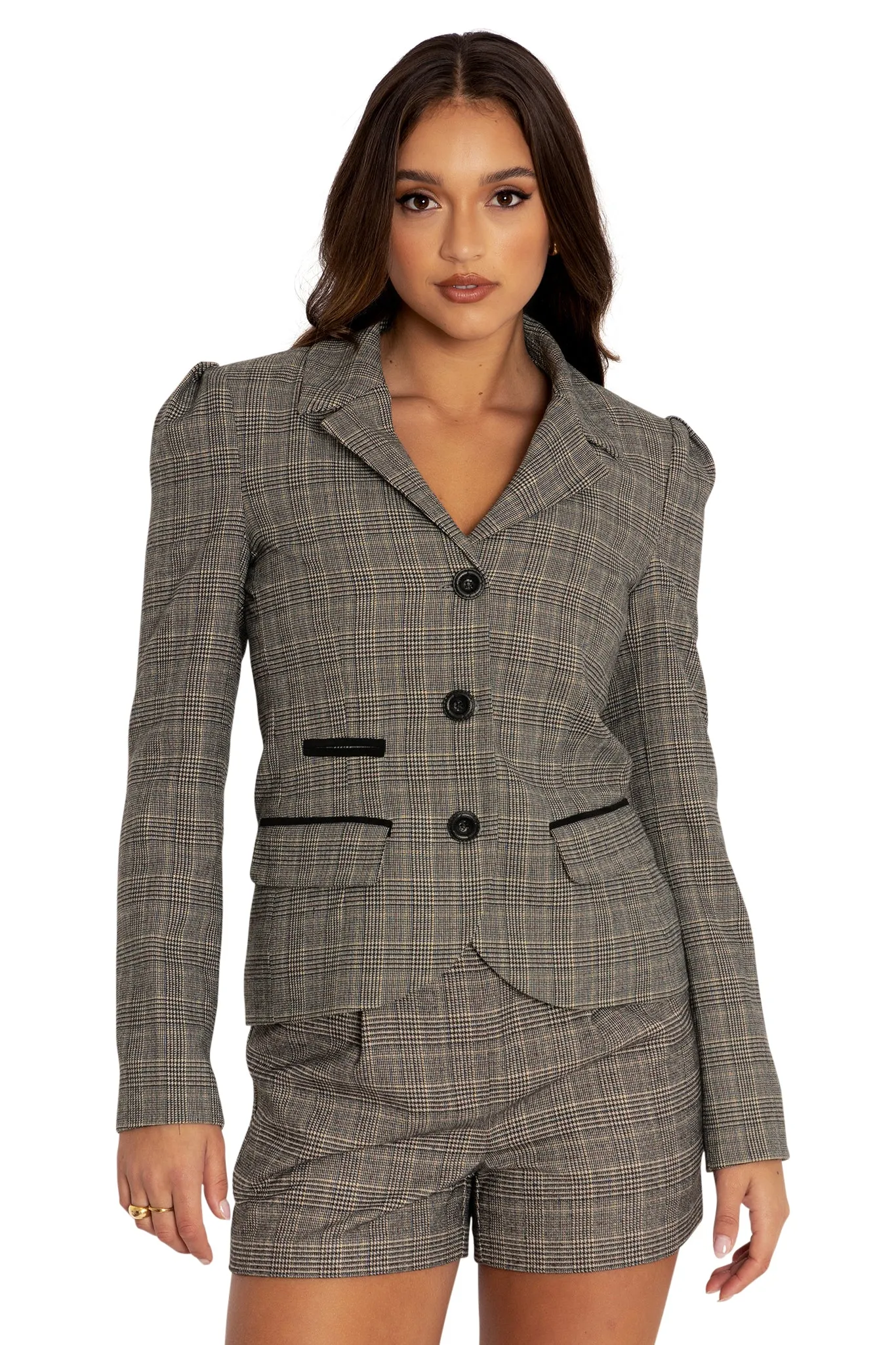 The Explorer Tweed Cinched Blazer