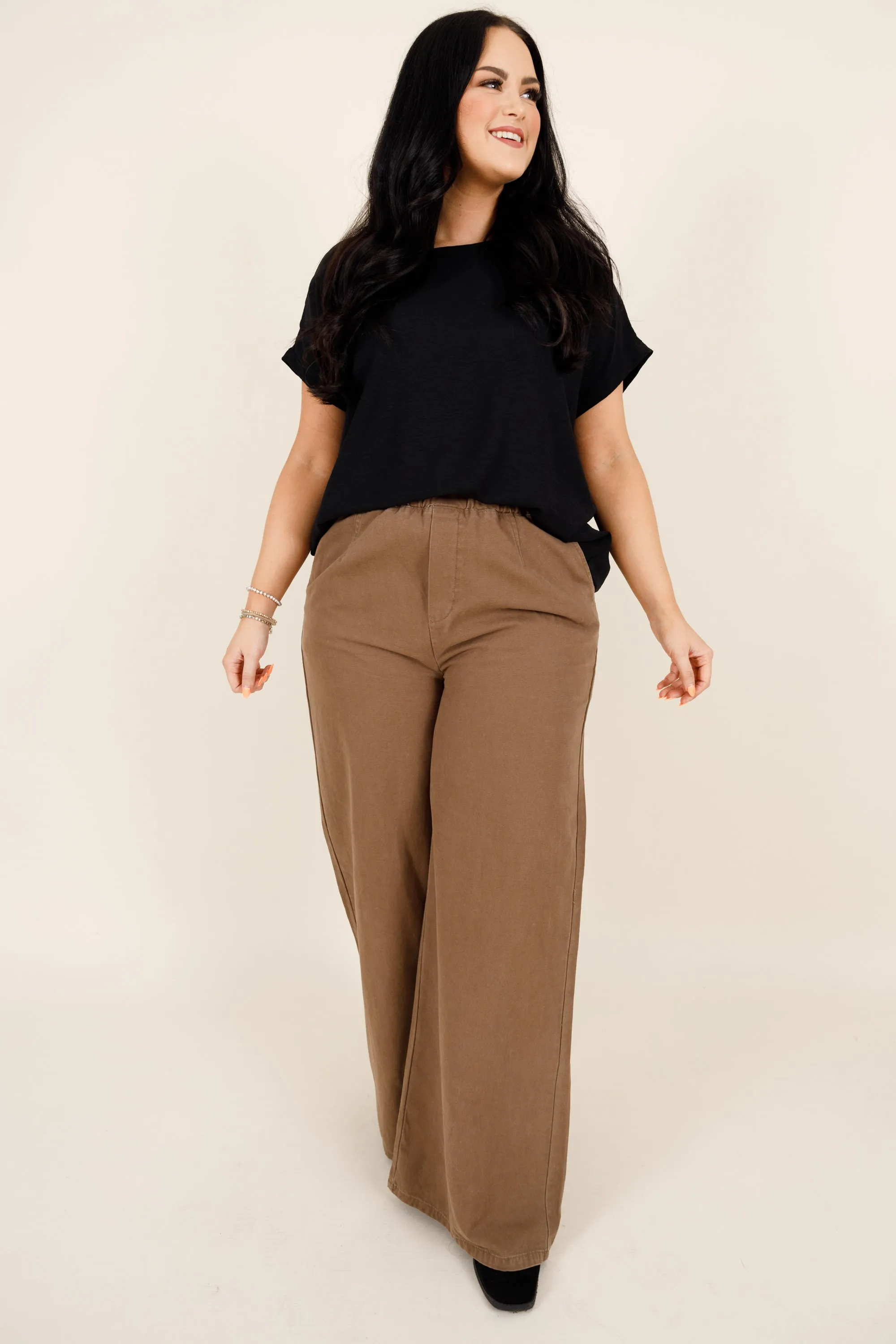 The Sweetest Destination Pants, Mocha