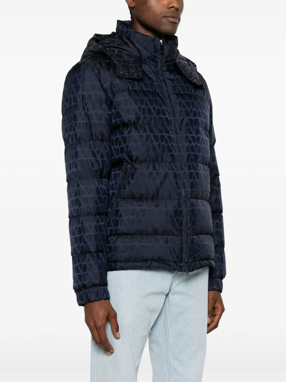 TOILE ICONOGRAPHE NYLON DOWN JACKET