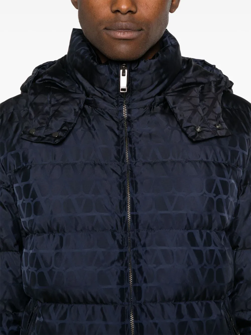 TOILE ICONOGRAPHE NYLON DOWN JACKET