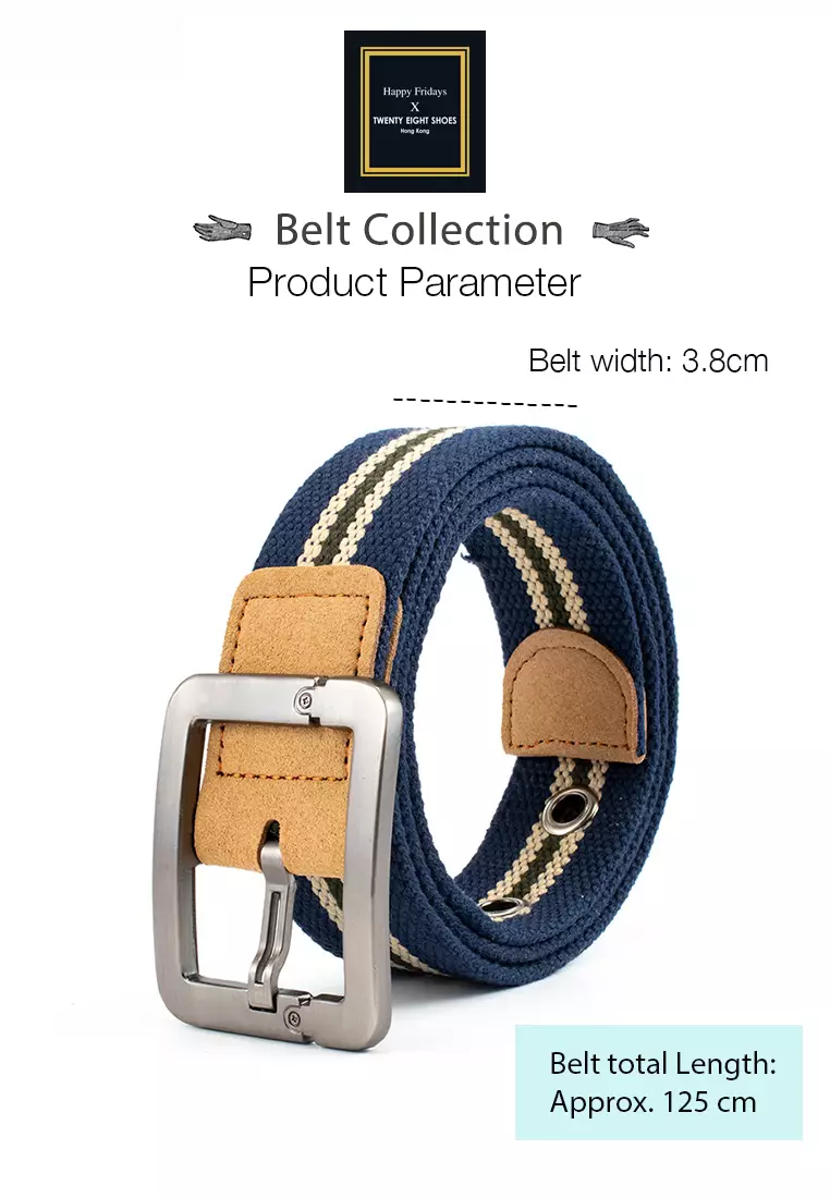 Twenty Eight Shoes Color Matching Leisure Style Polyester Cotton Belt JW RD-8176