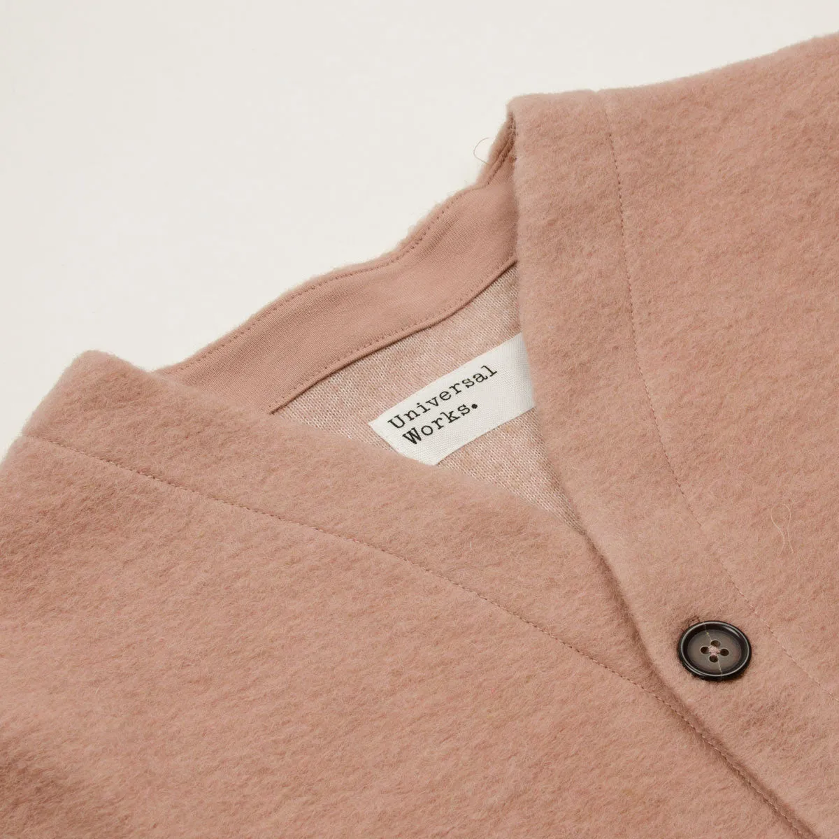 Universal Works - Cardigan Wool Fleece - Pink