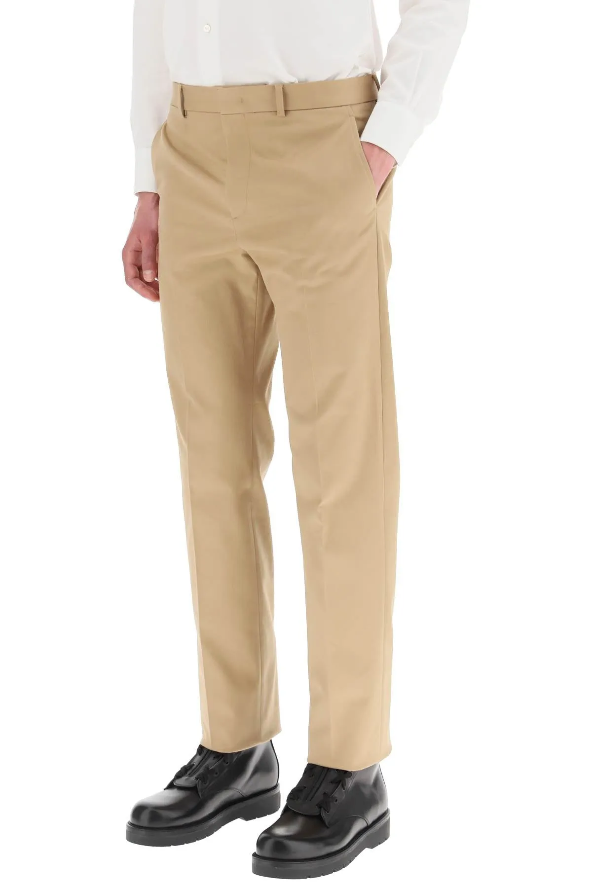 Valentino Slim Cut Straight Leg Trousers