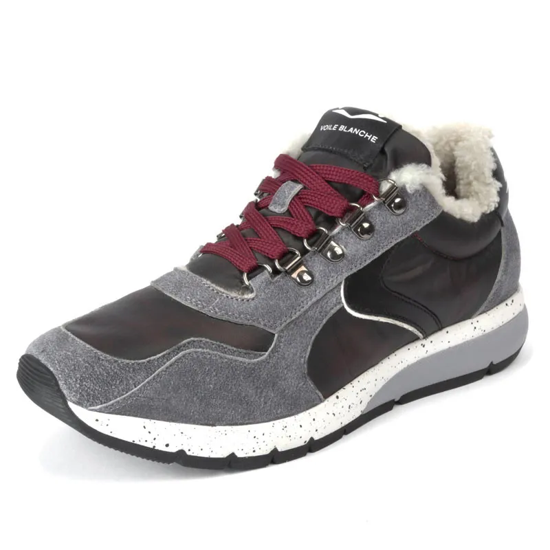 Voile Blanche Grey Lenny Hook Fur Sneaker