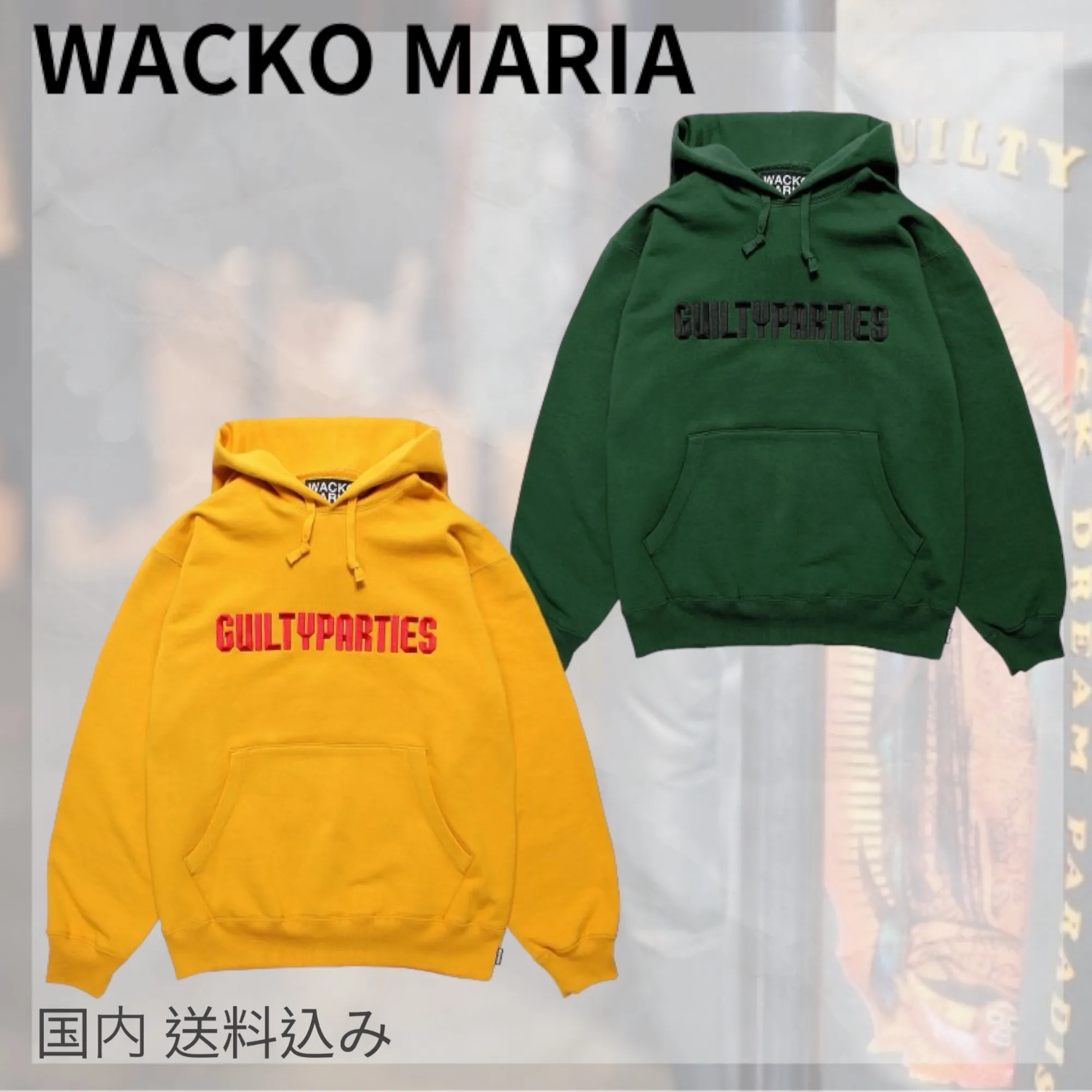 WACKO MARIA  |Pullovers Unisex Sweat Street Style Long Sleeves Plain