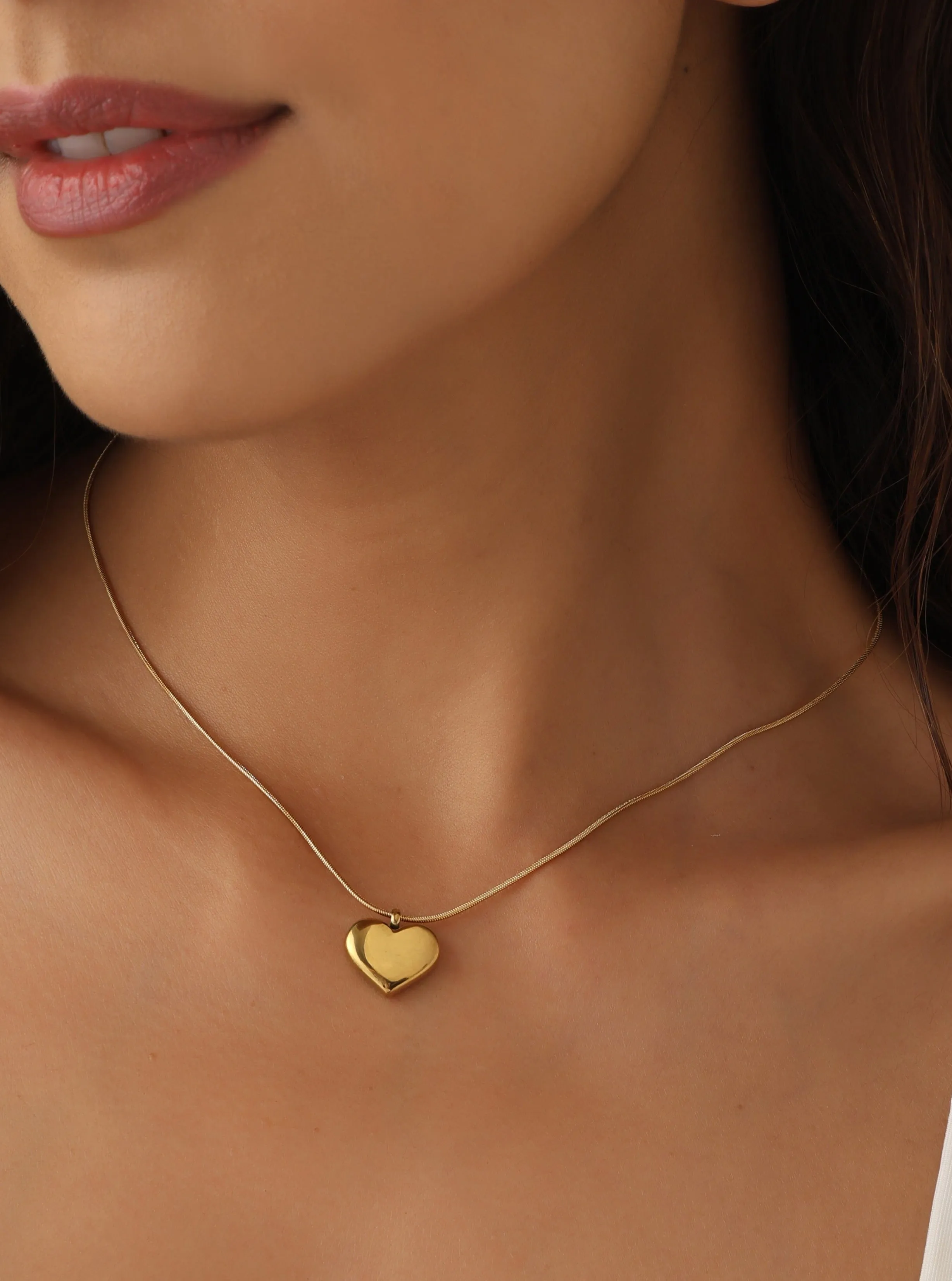 Waterproof Heart Necklace