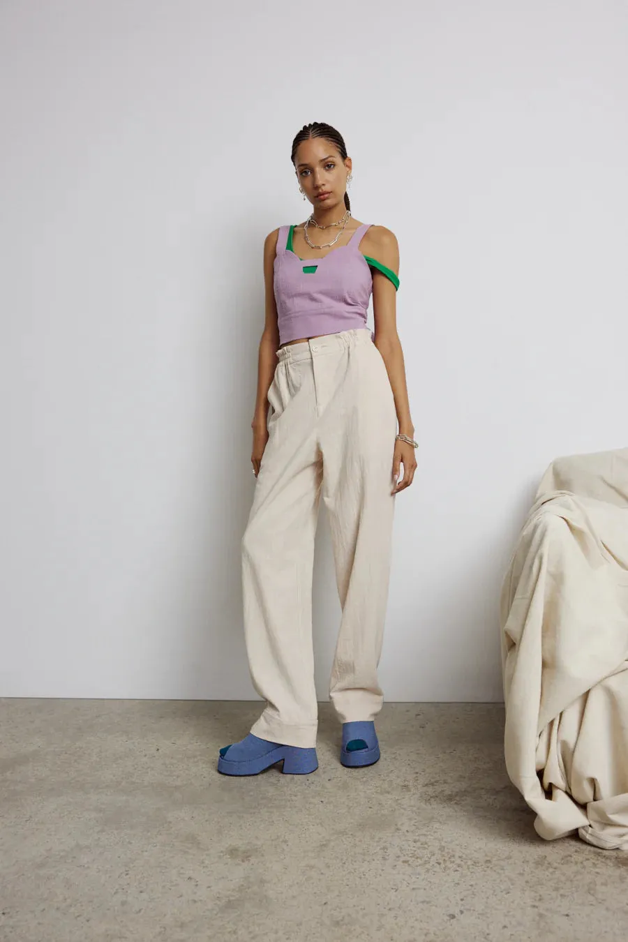 Webb Pants in Light Plum