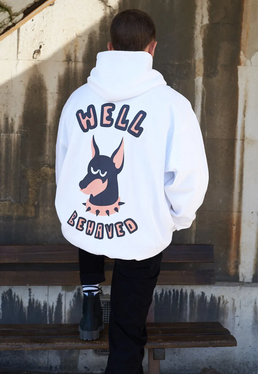 Well Behaved Men's Dog Slogan Hoodie