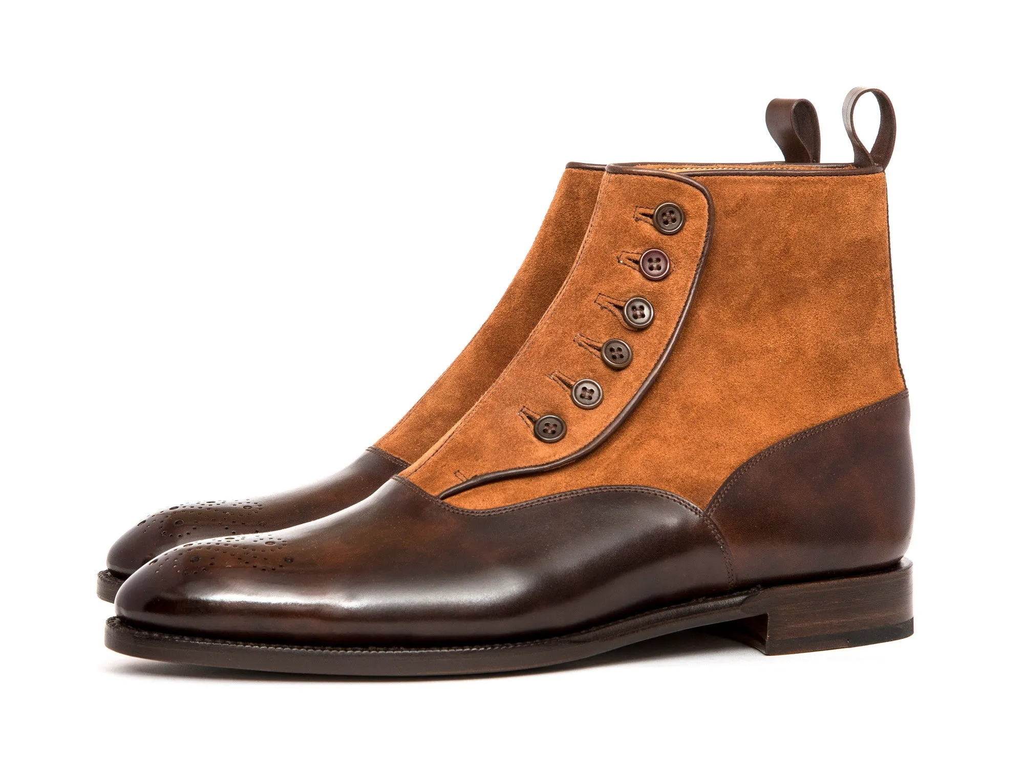 Westlake - MTO - Dark Brown Museum Calf / Tobacco Suede - NGT Last - Single Leather Sole