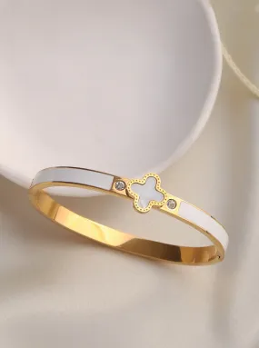 White Clover Bangle