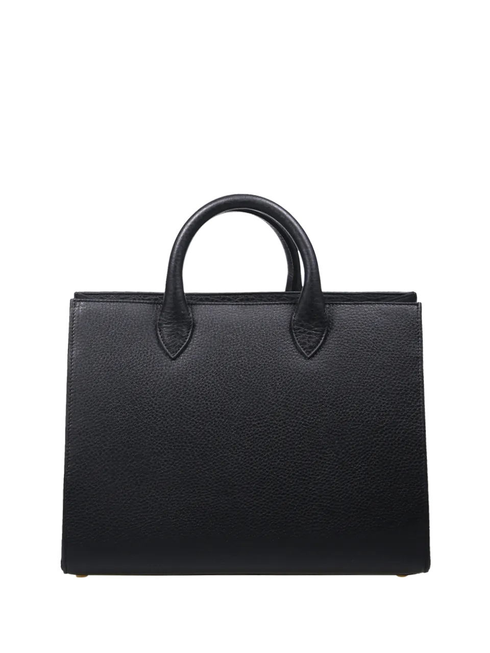 WOMAN AMATO DANIELE BLACK CALF LEATHER QUEEN TOTE BAG