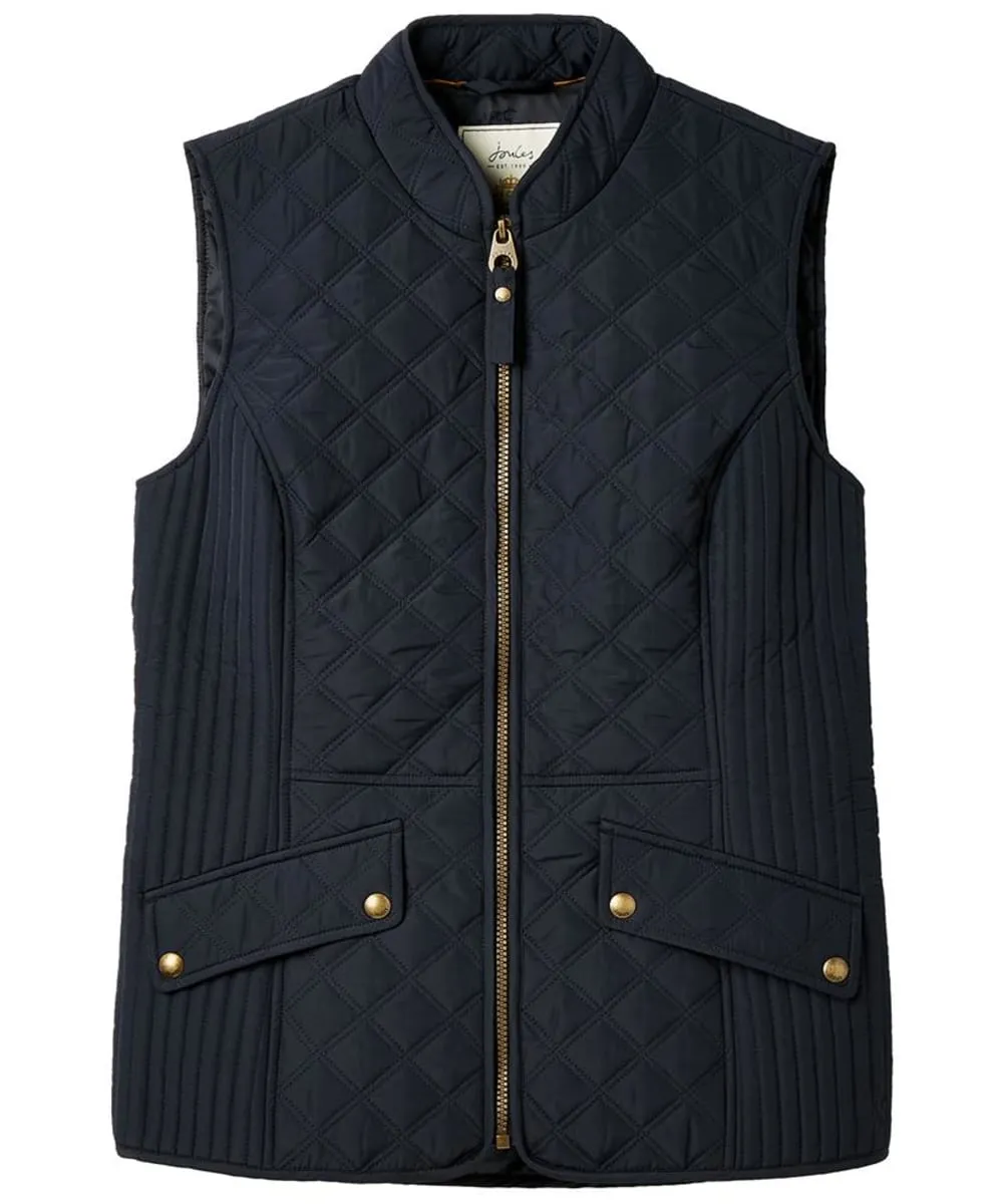 Women's Joules Minx Diamond Showerproof Quilt Gilet