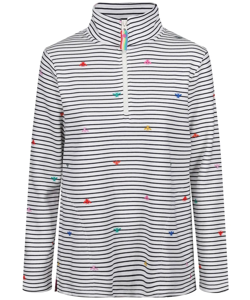 Women’s Joules Pop Print Casual Half Zip Sweatshirt