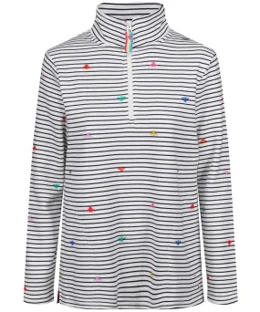 Women’s Joules Pop Print Casual Half Zip Sweatshirt