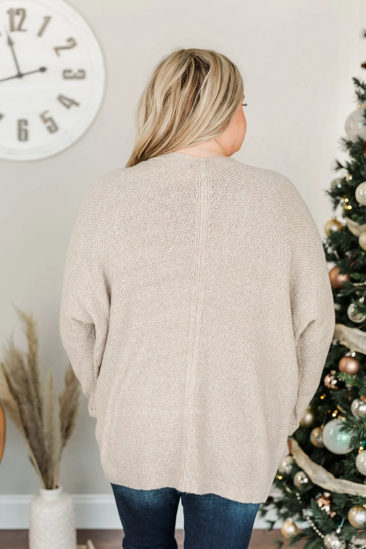 Wonders Of Winter Knit Cardigan- Oatmeal