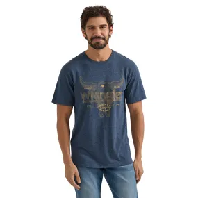 Wrangler Men's Short Sleeve Steer Head Logo Graphic T-Shirt