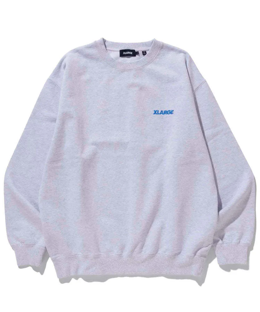 X-Large  |Crew Neck Pullovers Unisex Sweat Street Style Long Sleeves