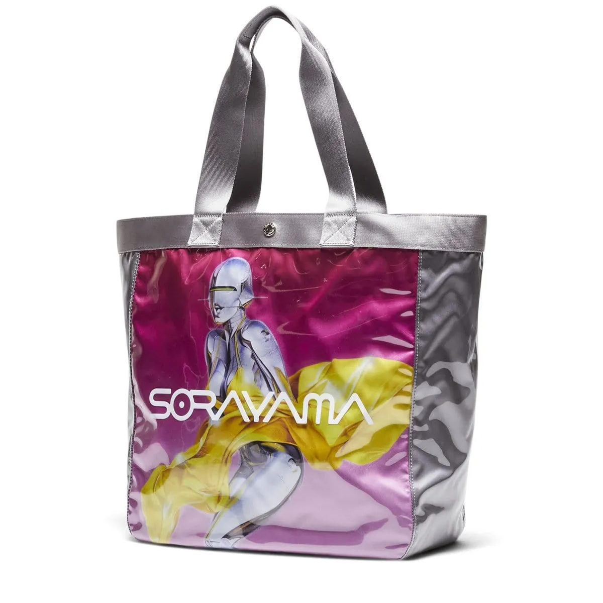 x Porter Yoshida VINYL TOTE BAG (SEXY ROBOT) Pink