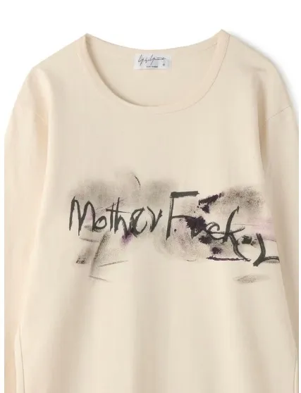 Yohji Yamamoto  |Pullovers Street Style Cotton Logos on the Sleeves Designers