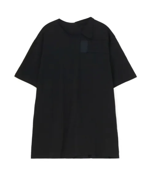 Yohji Yamamoto  |Pullovers Street Style U-Neck Plain Cotton Short Sleeves