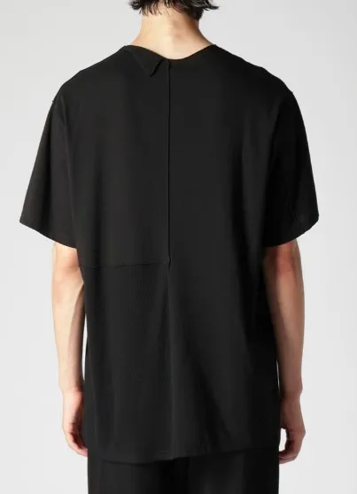 Yohji Yamamoto  |Pullovers Street Style U-Neck Plain Cotton Short Sleeves