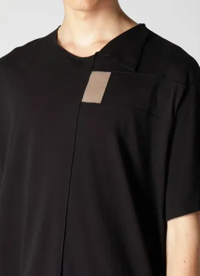 Yohji Yamamoto  |Pullovers Street Style U-Neck Plain Cotton Short Sleeves