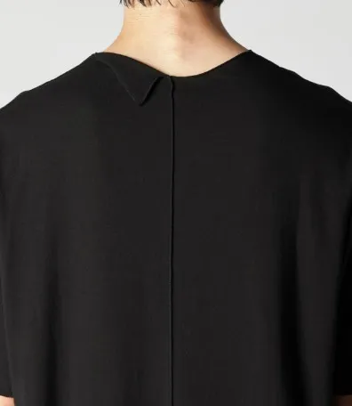 Yohji Yamamoto  |Pullovers Street Style U-Neck Plain Cotton Short Sleeves