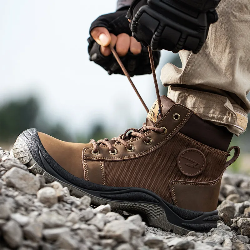 YSK 822: Trekking and Work Steel Toe Boots (anti-puncture, non-slip, scald resistant)