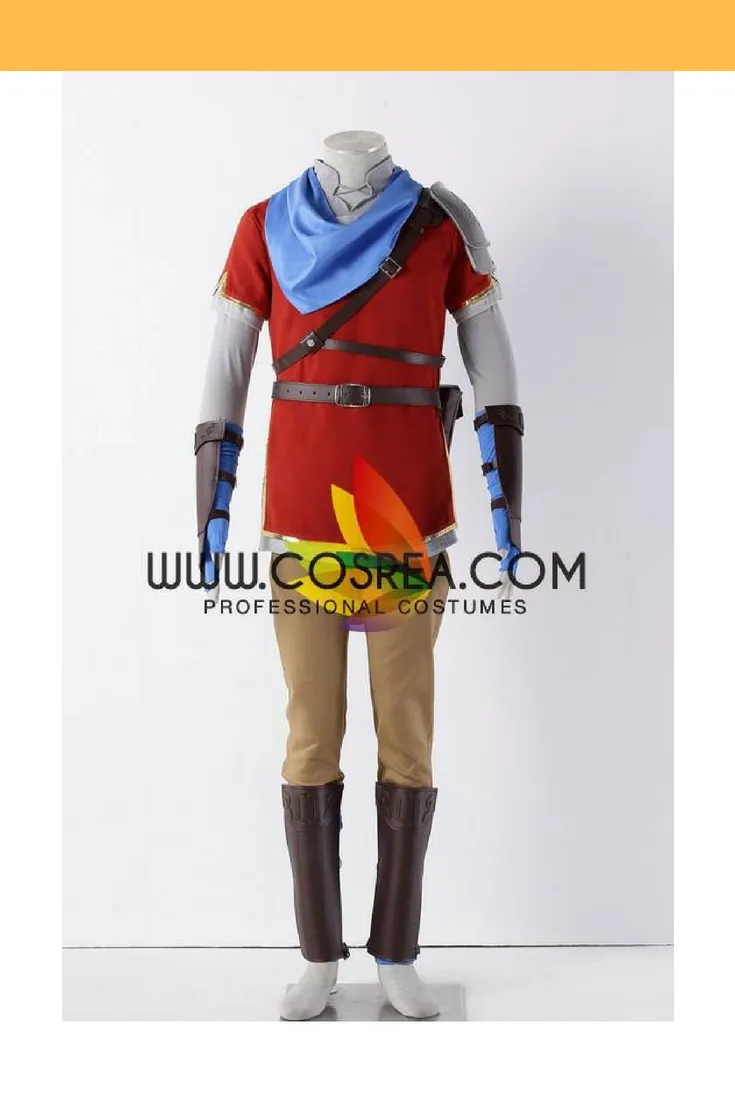 Zelda Hyrule Warriors Link Red Cosplay Costume