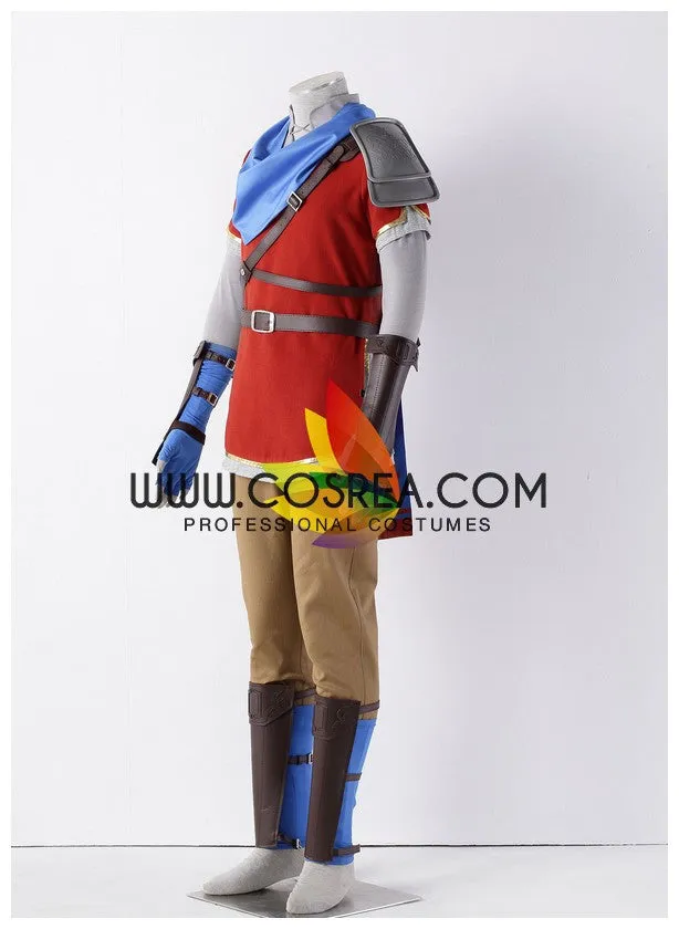 Zelda Hyrule Warriors Link Red Cosplay Costume