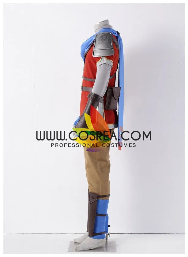 Zelda Hyrule Warriors Link Red Cosplay Costume